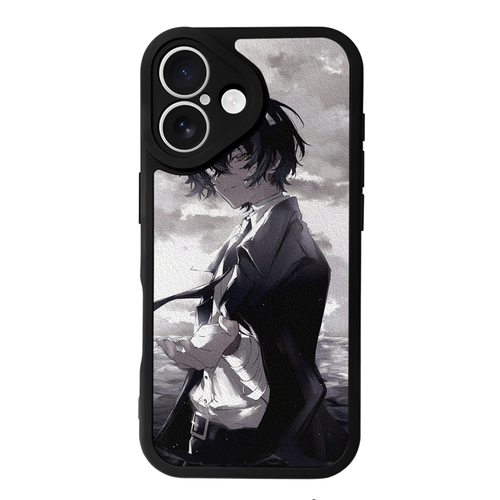 （画像用） 文豪ストレイドッグス Bungo Stray Dogs 【iPhone 16シリーズ対応】シリコンスマホケース（レザー調） 材質：シリコン